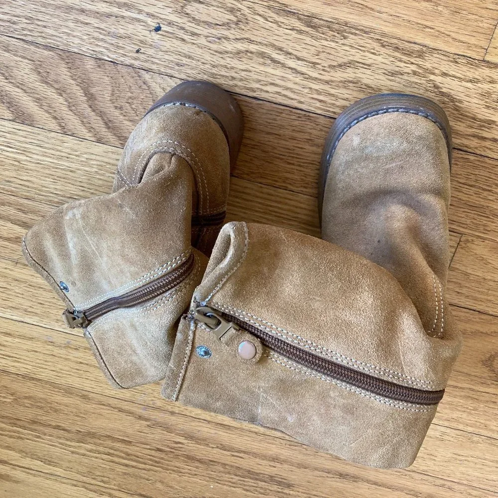 Candie's Suede Boots Girls Size 13-1/2